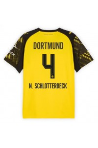 Fotbalové Dres Borussia Dortmund Nico Schlotterbeck #4 Domácí Oblečení 2025-26 Krátký Rukáv